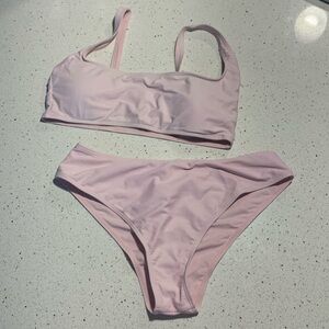 SHEIN pink large bikini